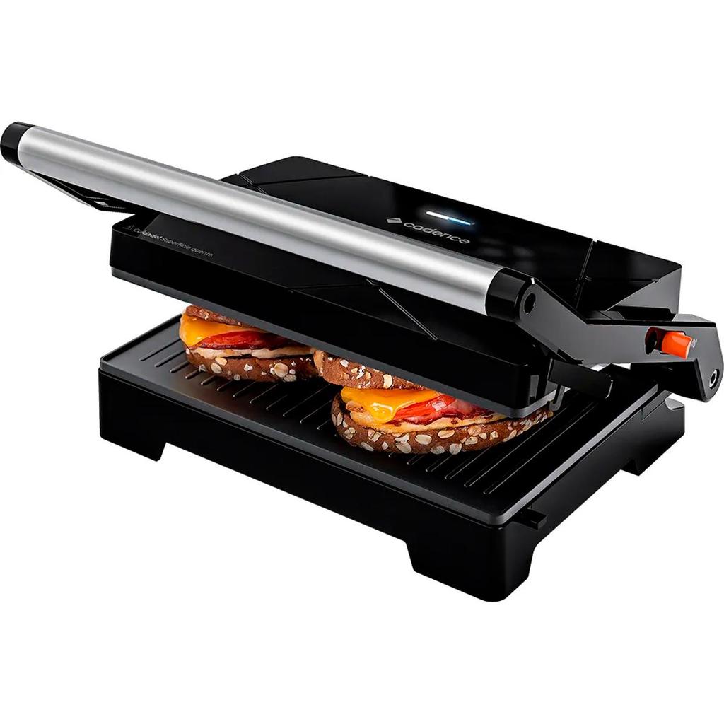 Grill Elétrico Antiaderente Duas Chapas 180° de Abertura GRL616 - Cadence