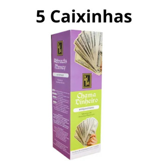5 caixinhas Incenso Indiano Chama Dinheiro em Oferta na Shopee