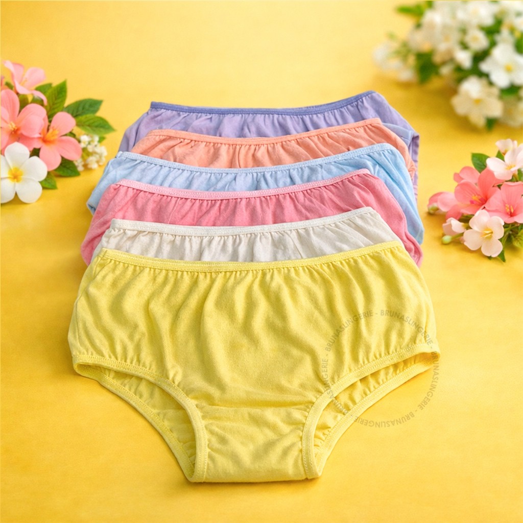Kit 6 Calcinha Calçola Feminina Senhora Idosa 100% Algodão Cotton Confortável Respirável Básica em Oferta na Shopee