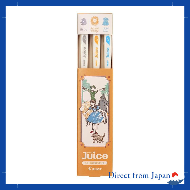 Pilot Limited Juice 0.5mm Ultra Fine 3-Color Set Fairy Tale Series - The Wizard of Oz Set LJU