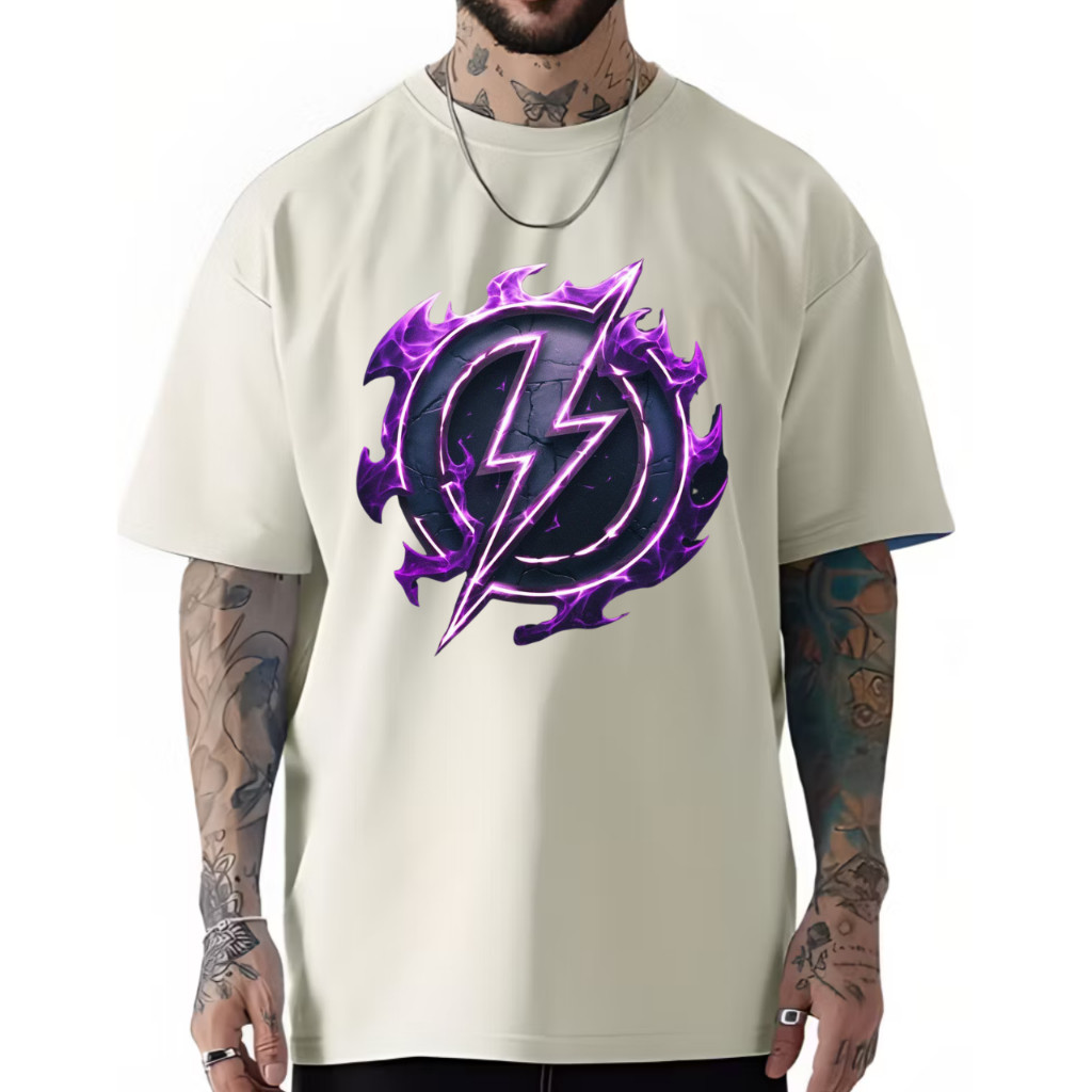 Camiseta Masculina Premium Oversized The Flash Streetwear Camisa Algodão Lançamento Envio Imediato