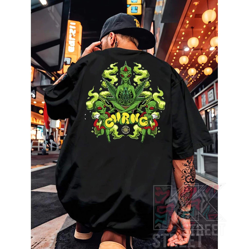 Camiseta, Over Camiseta  Oversized confortavel Camiseta Básica Chronic ® - Original e Marginal Camisa 100% Algodão Stree