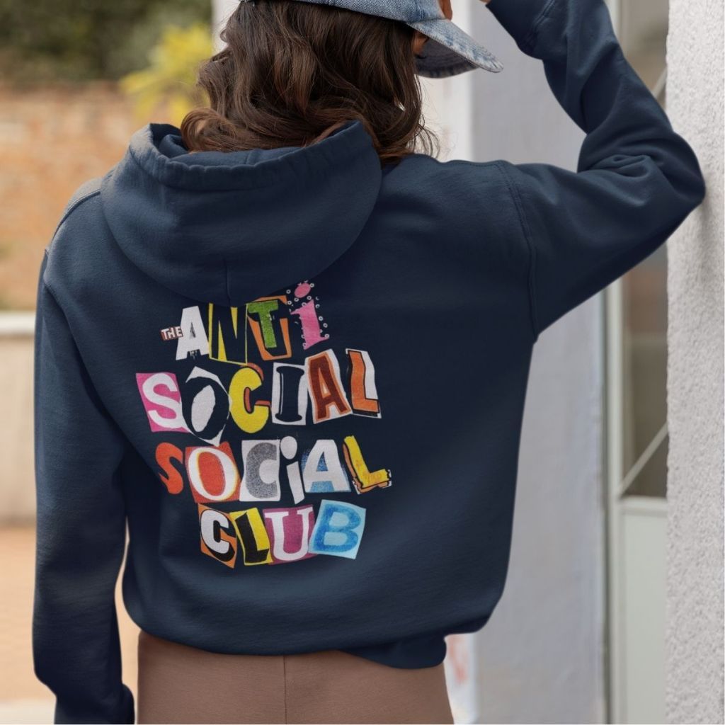Blusa de frio Moletom Feminino Anti-Social Club moda inverno