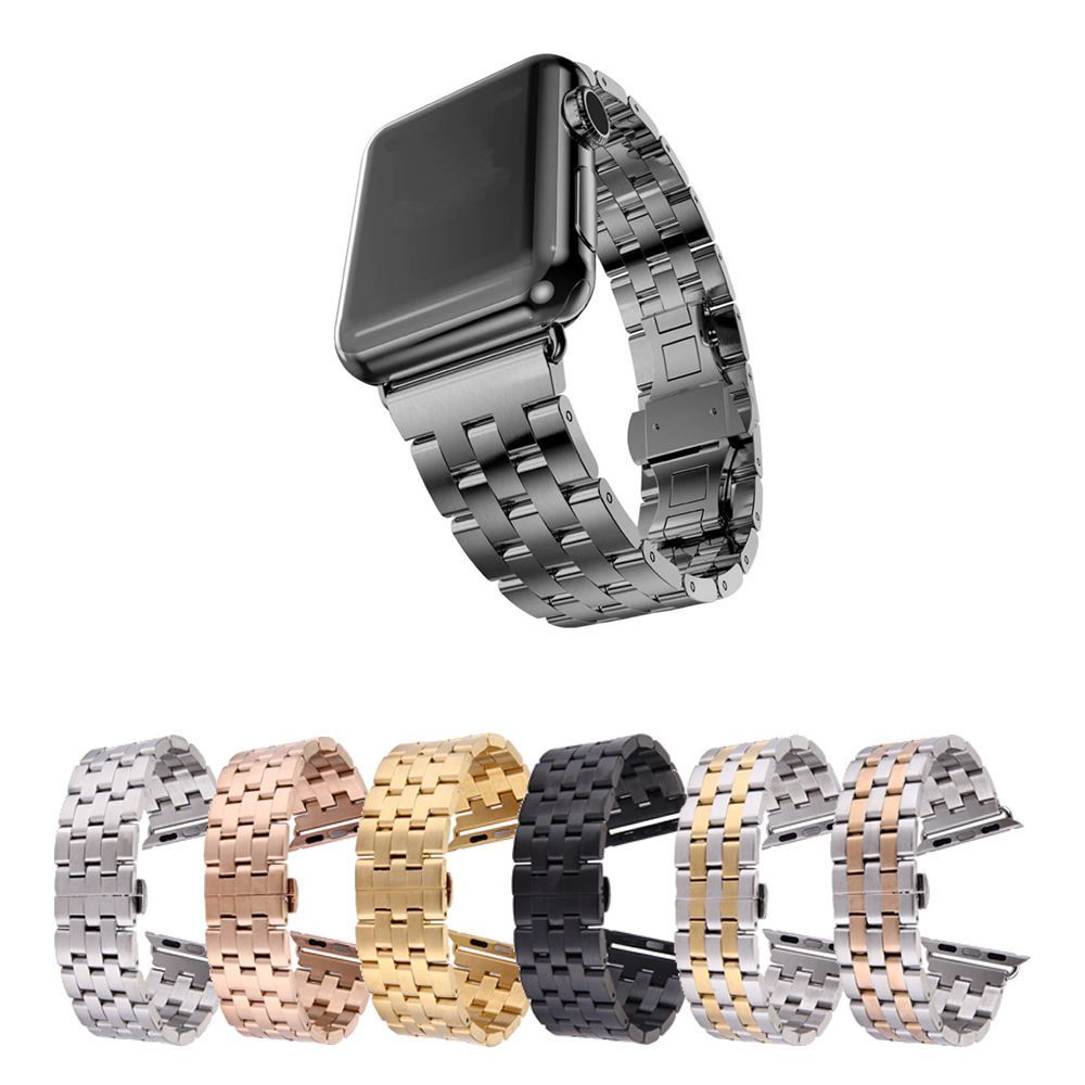 Pulseira Metal 5 Elos LTIMPORTS para Apple Watch 46mm Series 11/10, 45mm 9/8/7, 