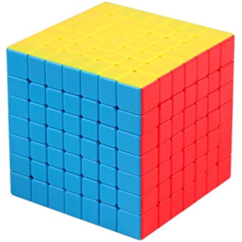 MoYu Cubing Sala De Aula Mofang 7 7x7 Sete Camadas Cubos Mágicos Quebra-Cabeças MFJS 7x7x7 Cubo Com Suporte (Multicolor)