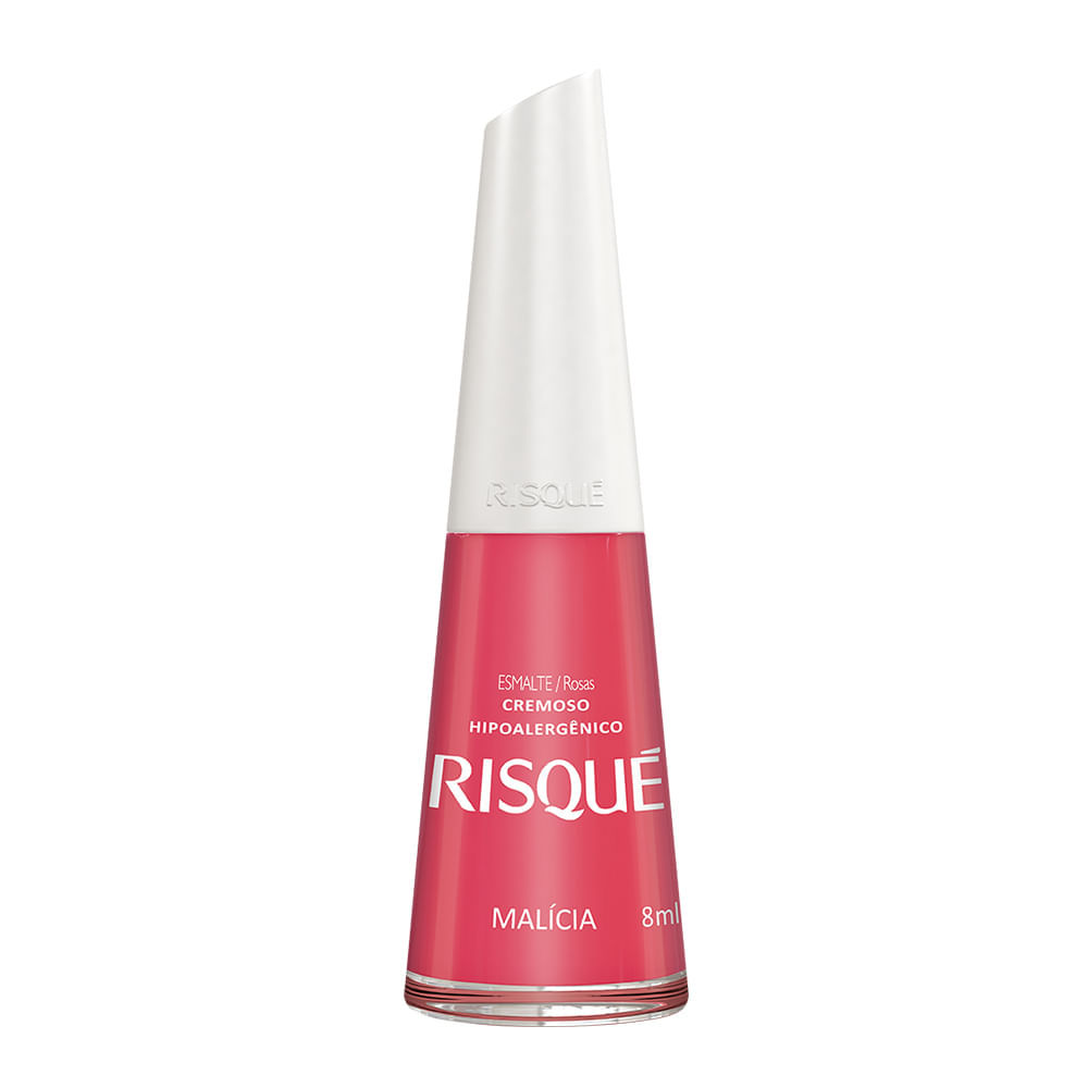 Esmalte Risqué Cor Malícia Hipoalergênico com 8ml em Oferta na Shopee