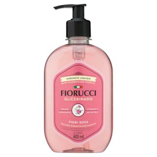 Sabonete Líquido Fiorucci Glicerinado Vegetal Fiori Rosa 400ml em Oferta na Shopee