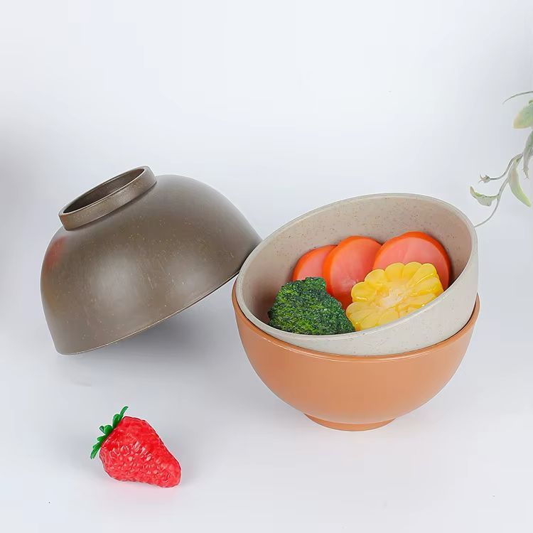 Kit Com 6 Tigelas Bowl 375ml Plástico Resistente – Pote Multiuso para Cereais, Açaí, Sobremesa e Salada