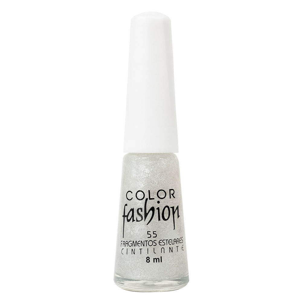 Esmalte Color Fashion Cintilante Cor 55 Fragmentos Estelares 8ml em Oferta na Shopee