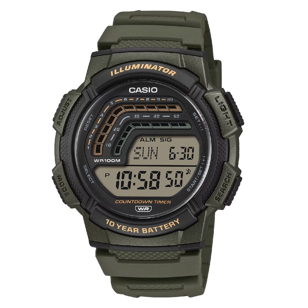 Relógio Casio WS-1800-3AVDF Verde