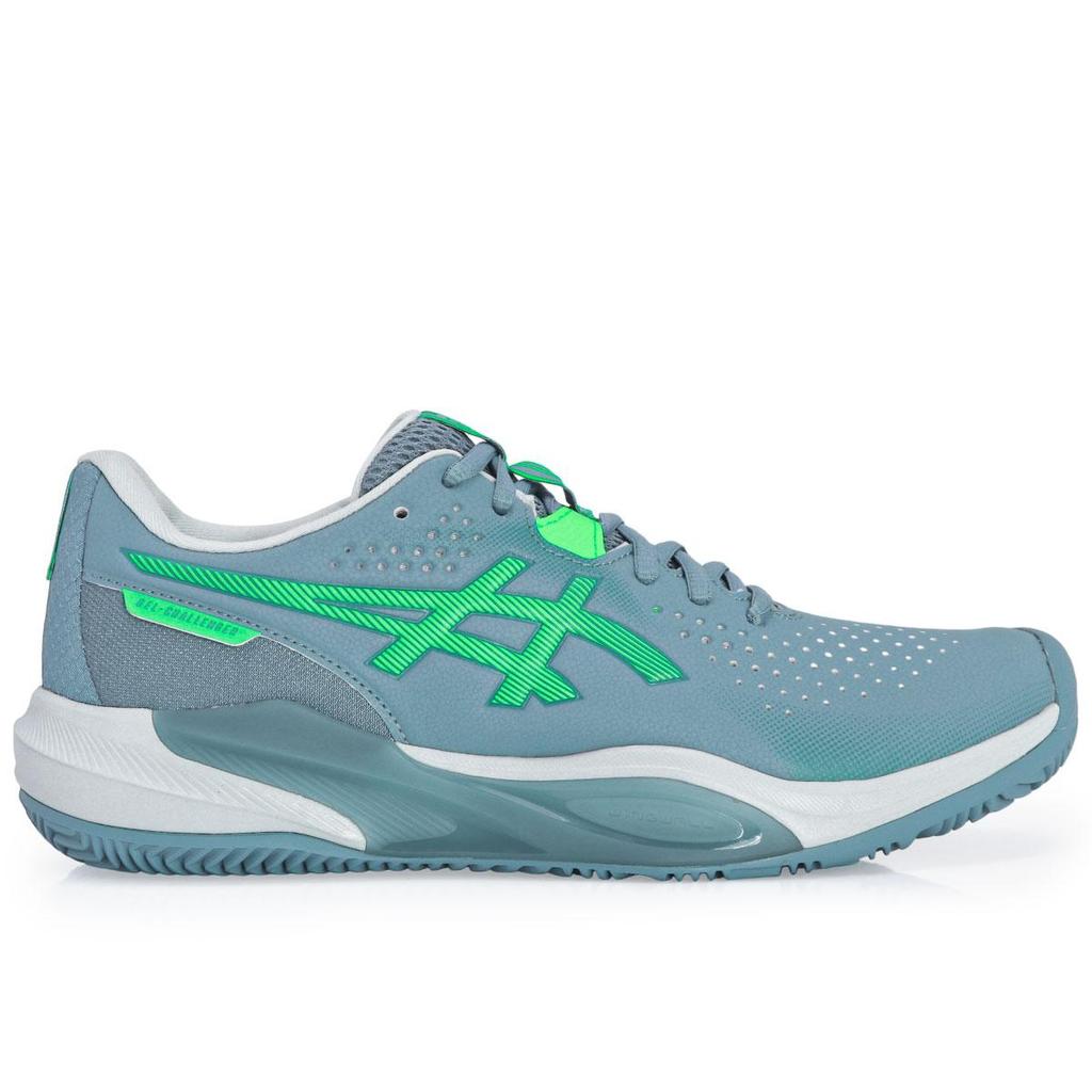 Tênis Asics Gel Challenger 15 Padel Cinza e Verde