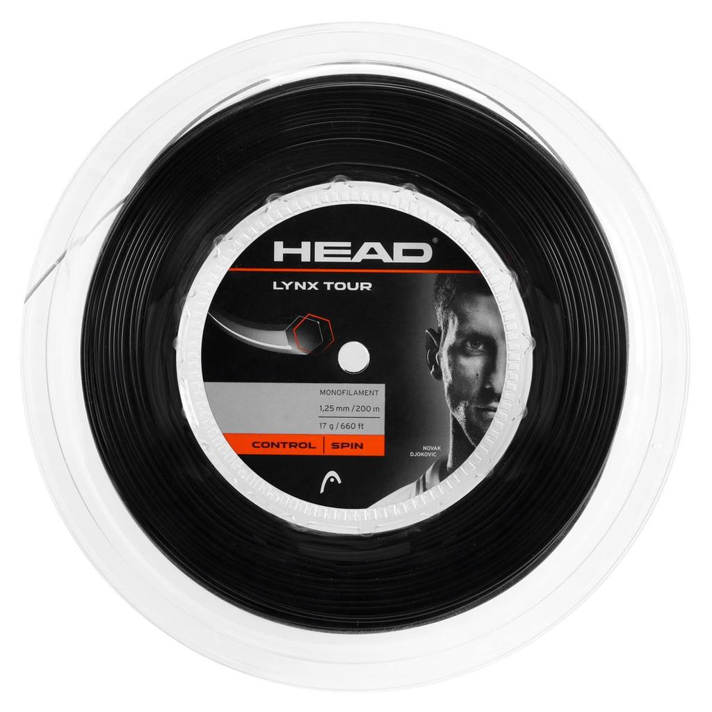 Corda Head Lynx Tour 17L 1.25mm Preto - Rolo com 200 metros