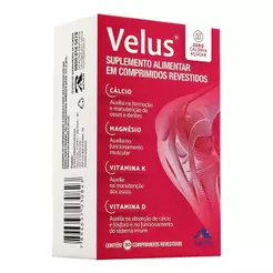 Velus Magnésio Com 30 Comprimidos Suplemento Comprimidos