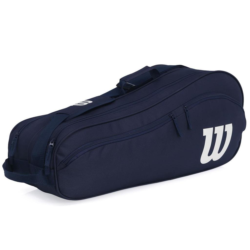 Raqueteira Wilson Advantage 6PK Marinho