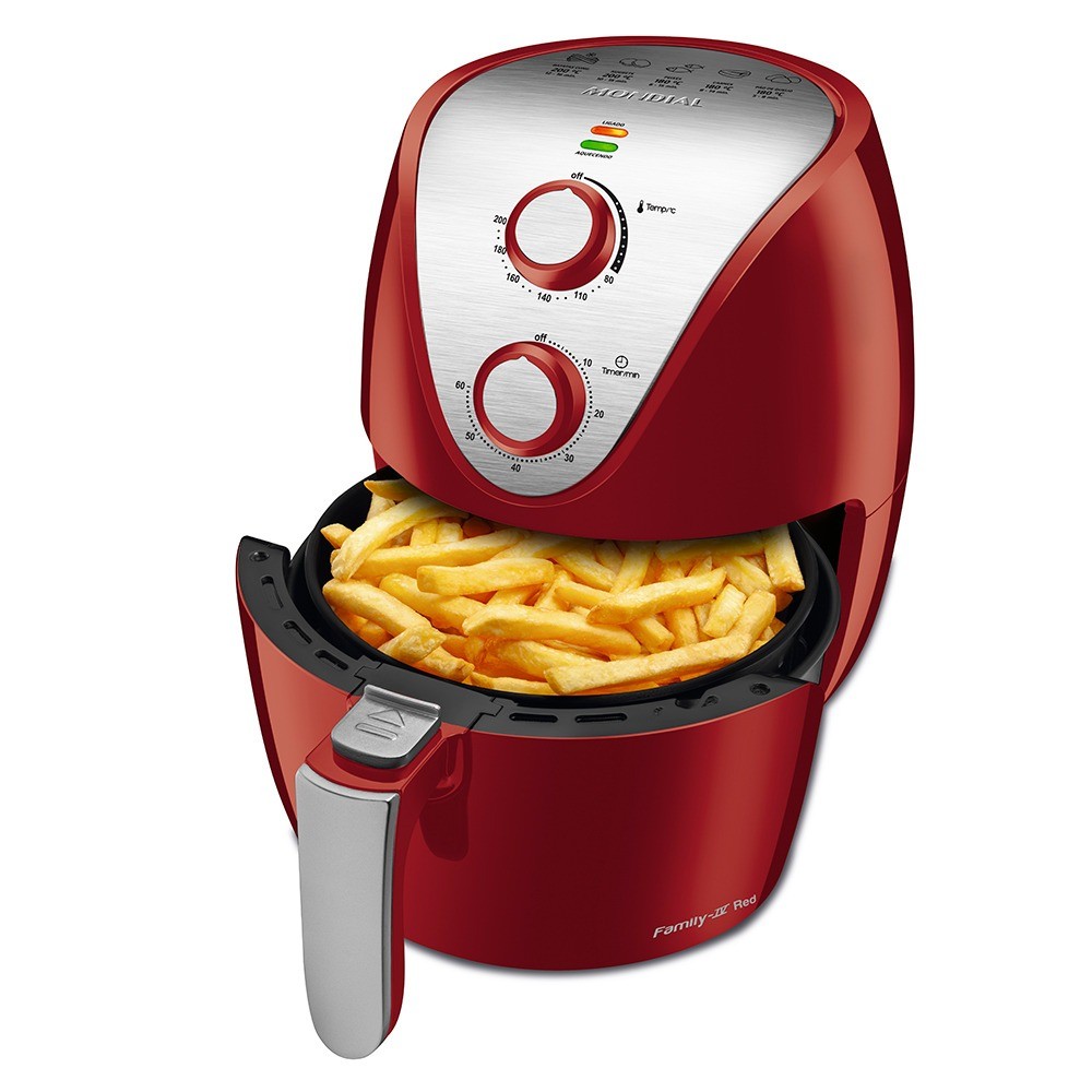 Fritadeira elétrica sem óleo Air Fryer 3,5L 1.500 Watts - AF-32-RI - Mondial em Oferta na Shopee