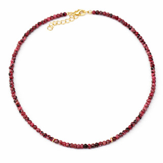 Colar Choker Pedra Jade Delicado Banhado a Ouro 18k em Oferta na Shopee