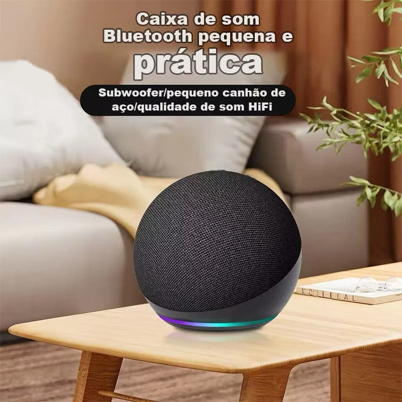 Alaxe5 Geração Alto Falante Mini Caixa De Som Alto Falante Com Luzes Bluetooth Sem Fio