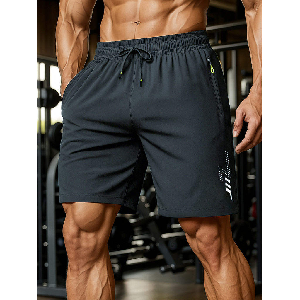 Shorts De Ginástica Masculino Verão Seco Ajuste Treinamento Fitness Cordão Leve Atlético Sweatpants Treino Bottoms Corre