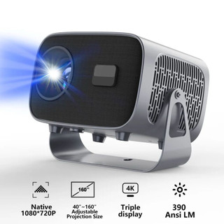 Projetor A10 Plus Android TV 4K WiFi 6 Bluetooth 5.0 Portátil Home Theater