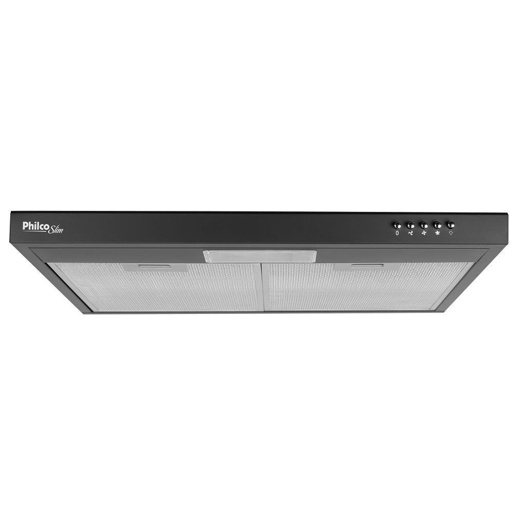 Depurador de Ar Slim Philco 60cm 3 Velocidades Preto 127V – PDR60P
