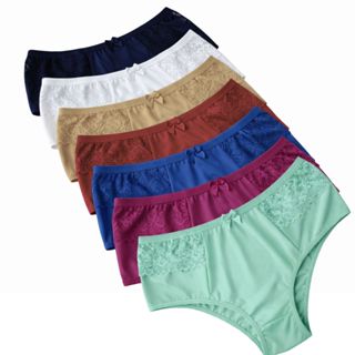 Kit Calcinha Cintura Alta Gestante Pós Parto Cós Alto Microfibra com Renda Segura Barriga em Oferta na Shopee