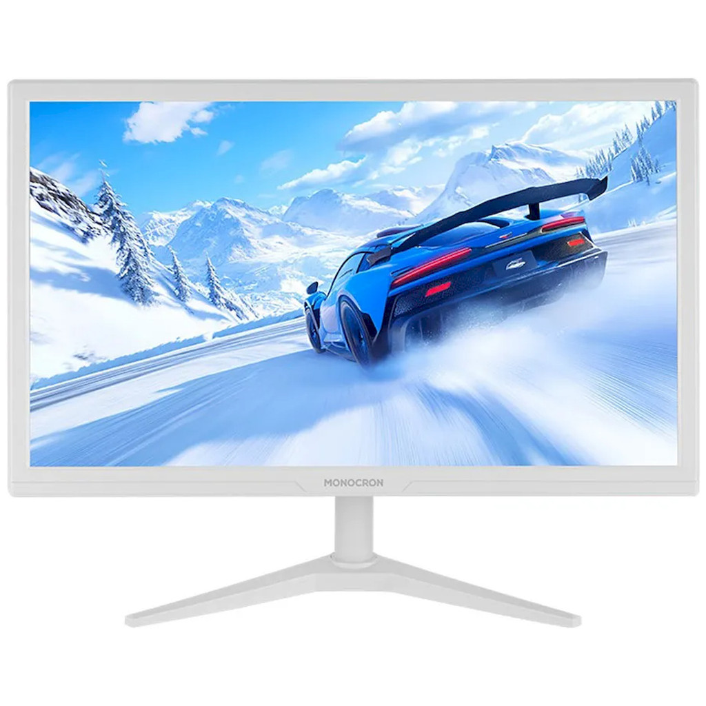 Monitor Monocron Office 19 Pol., TN, HD, 75Hz, HDMI/VGA, MN19R1, Branco