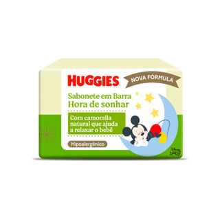 Sabonete em Barra Huggies Hora de Sonhar para bebê 75g em Oferta na Shopee