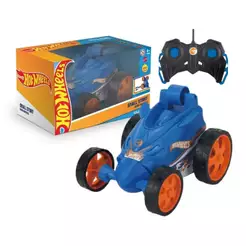 Brinquedo Carrinho de Controle Remoto Hot Wheels 1:43 Azul com Luz Multikids - BR2477