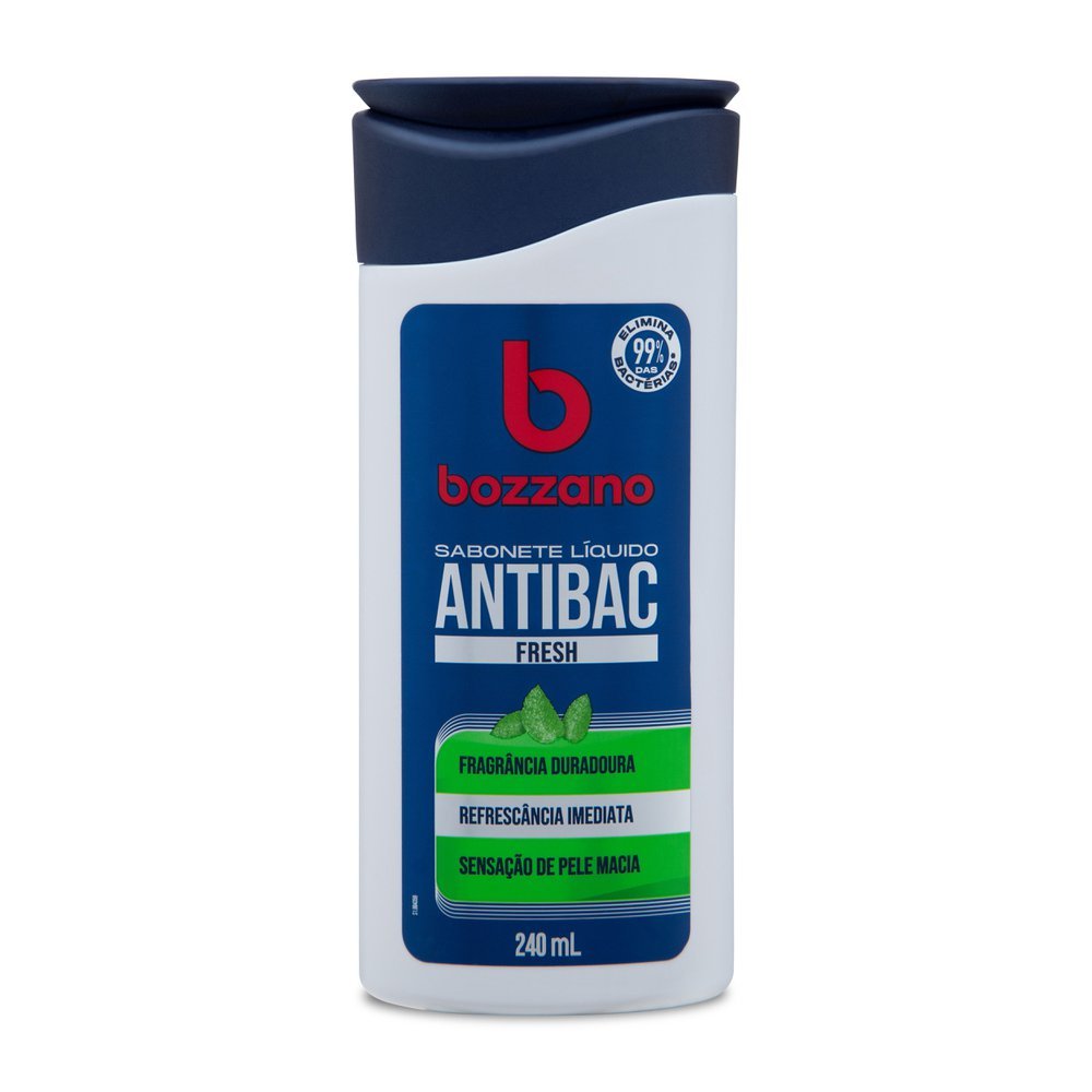 Sabonete Líquido Fresh Bozzano Antibac 240ml em Oferta na Shopee