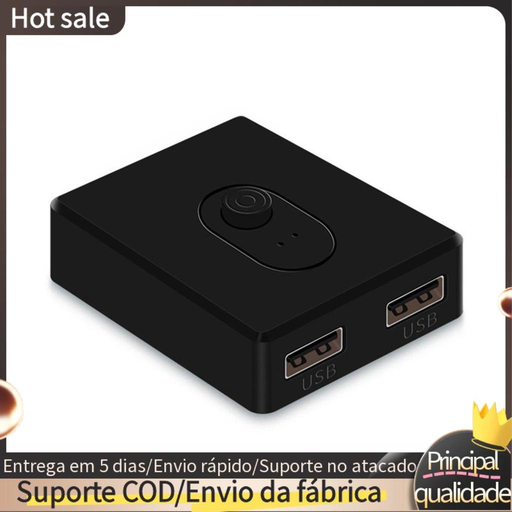 USB 3.0 KVM Switch 1X2/2X1 Switcher Para Laptop Computador Impressora Teclado Mouse ABS , B
