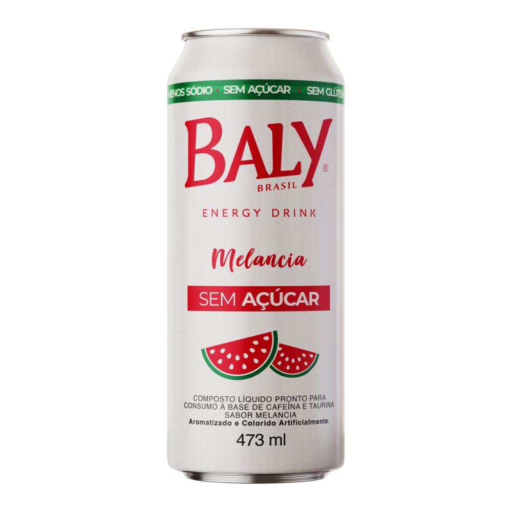 Energético Baly Melancia Zero Açúcar 473ml em Oferta na Shopee