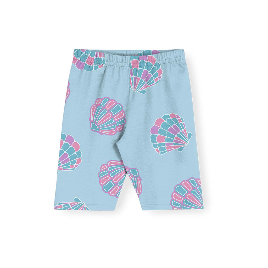 Bermuda Ciclista Infantil Menina Delicada Elian Azul em Oferta na Shopee