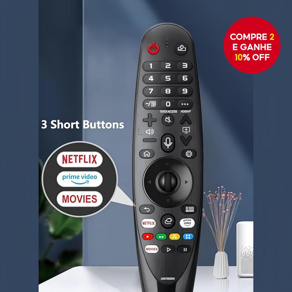 Substituição De Controle Remoto De TV Para LG Smart AKB75855501 Controlador IR Padrão MR20GA OLED 4K UHD
