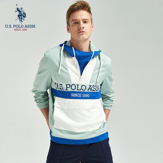 Uspoloassn American Poloassn Association Outono Paul Jaqueta masculina moderna com capuz