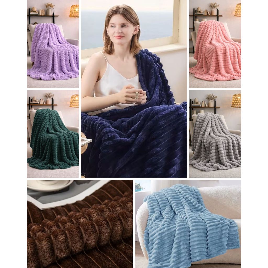 Manta Cobertor Canelada Premium Cama Casal Antialérgico Extra Macia Soft Cores em Oferta na Shopee