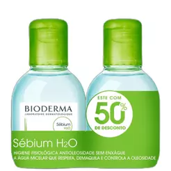Kit Bioderma Sébium H2O Duo - Água Micelar 2x100ml