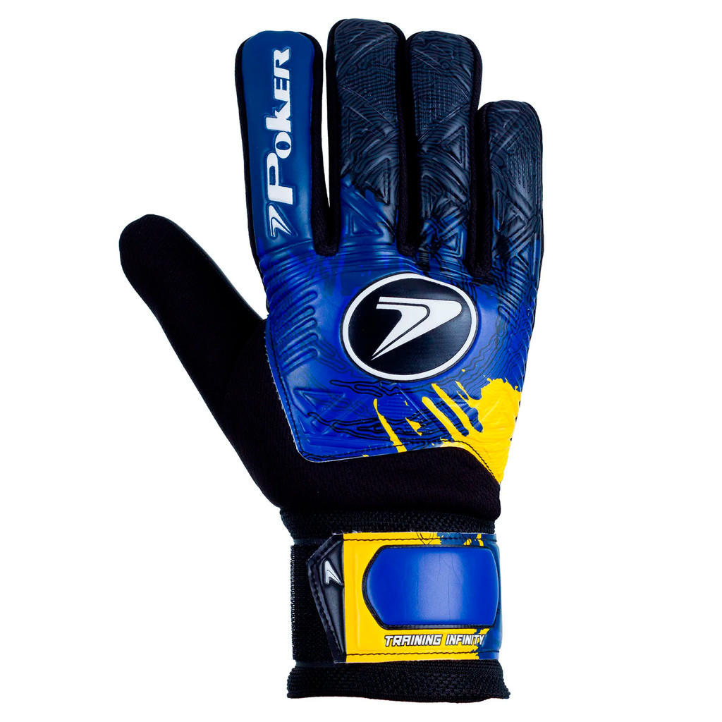 Luva de Goleiro Poker Training Infinity Original Grip Proteção Conforto