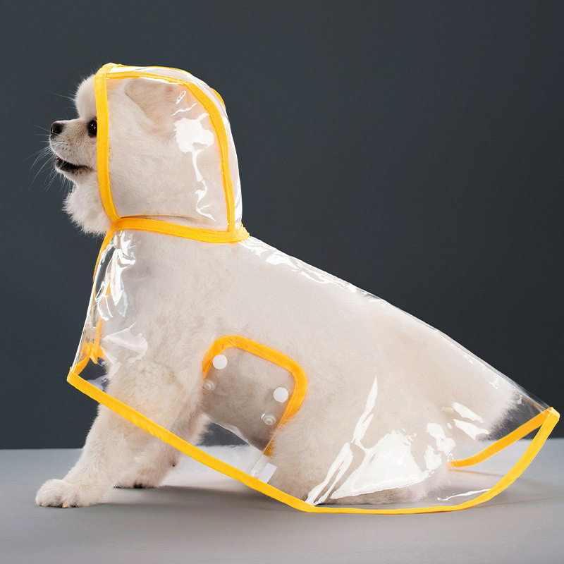 Capa de chuva para cachorro, capa de proteção para barriga, pelúcia pequena, tamanho médio, Shiba Inu, filhote de cachor