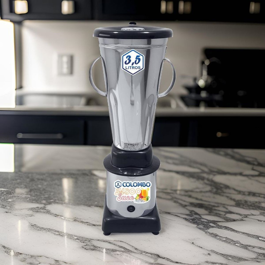 Liquidificador Jl Colombo 3,5 Litros Industrial Alta Rotação Profissional JL Colombo Sucos Vitaminas Liquidificador Rápi
