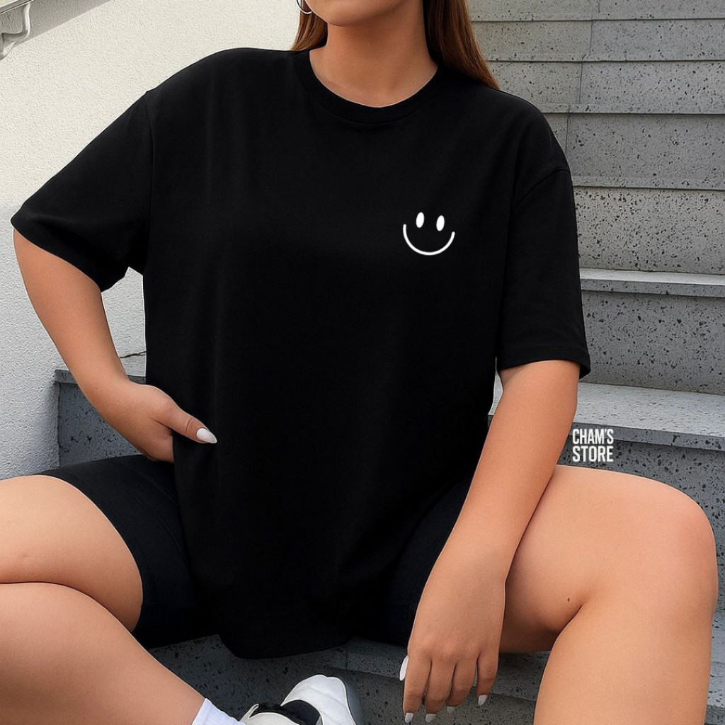 T-Shirt Feminina Oversized Academia Treino Coleção Estampas Variadas 100% Algodão Premium Gym Camise