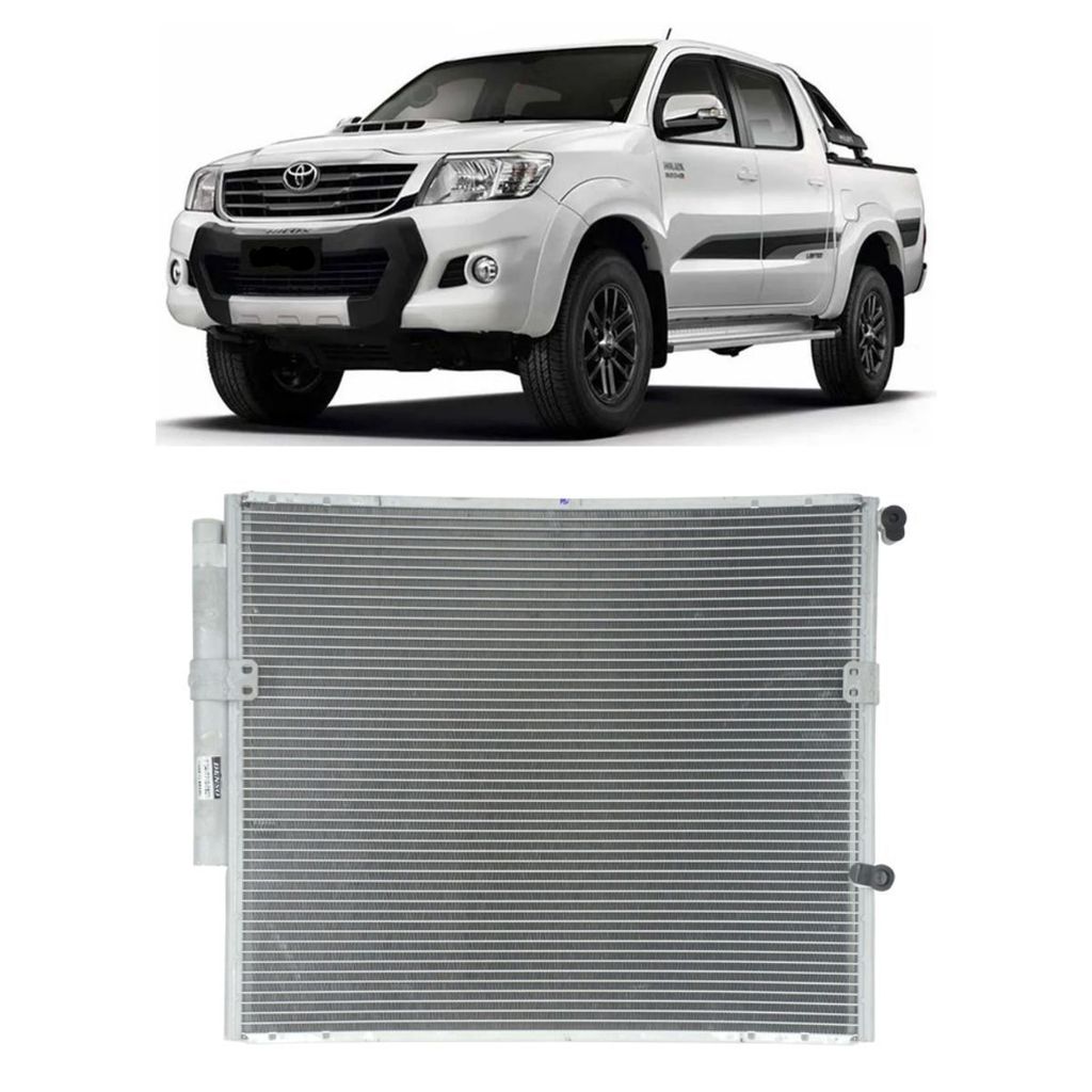 CONDENSADOR PARA HILUX SW4 2006 a 2015 2.5 3.0 DIESEL DENSO 160BC4477109882RC CD FILIAL ES