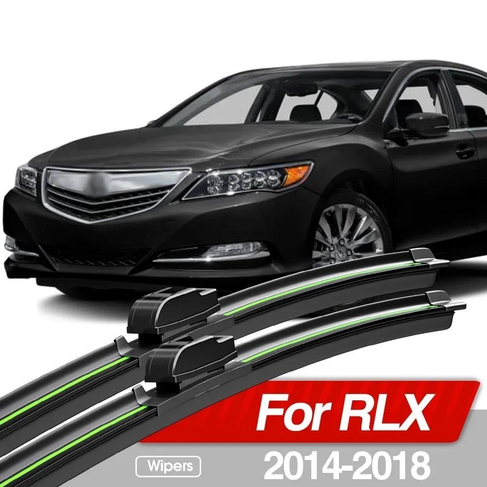 Para Acura RLX 2014-2018 Lâminas De Limpador De-Brisa Dianteiro 2 Peças Acessórios Janela 2015 2016 2017