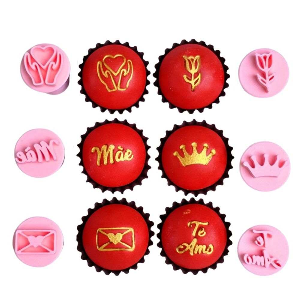Kit Carimbos Para Doces Dia das Mães