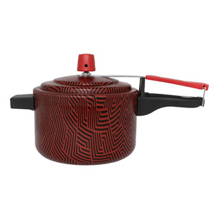 Panela de Pressão 2,5 Litros Estampada Vermelha em Oferta na Shopee