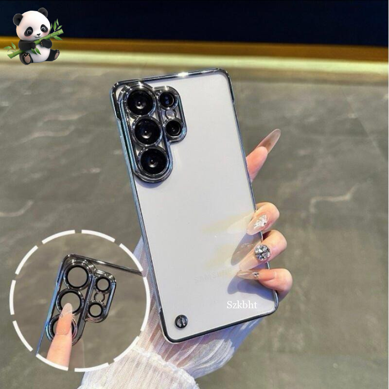 Capa Fina E Rígida Sem Moldura À Prova De Choque Para Samsung S26 S25 Ultra S23 S22 S24 Plus Proteção De Câmera