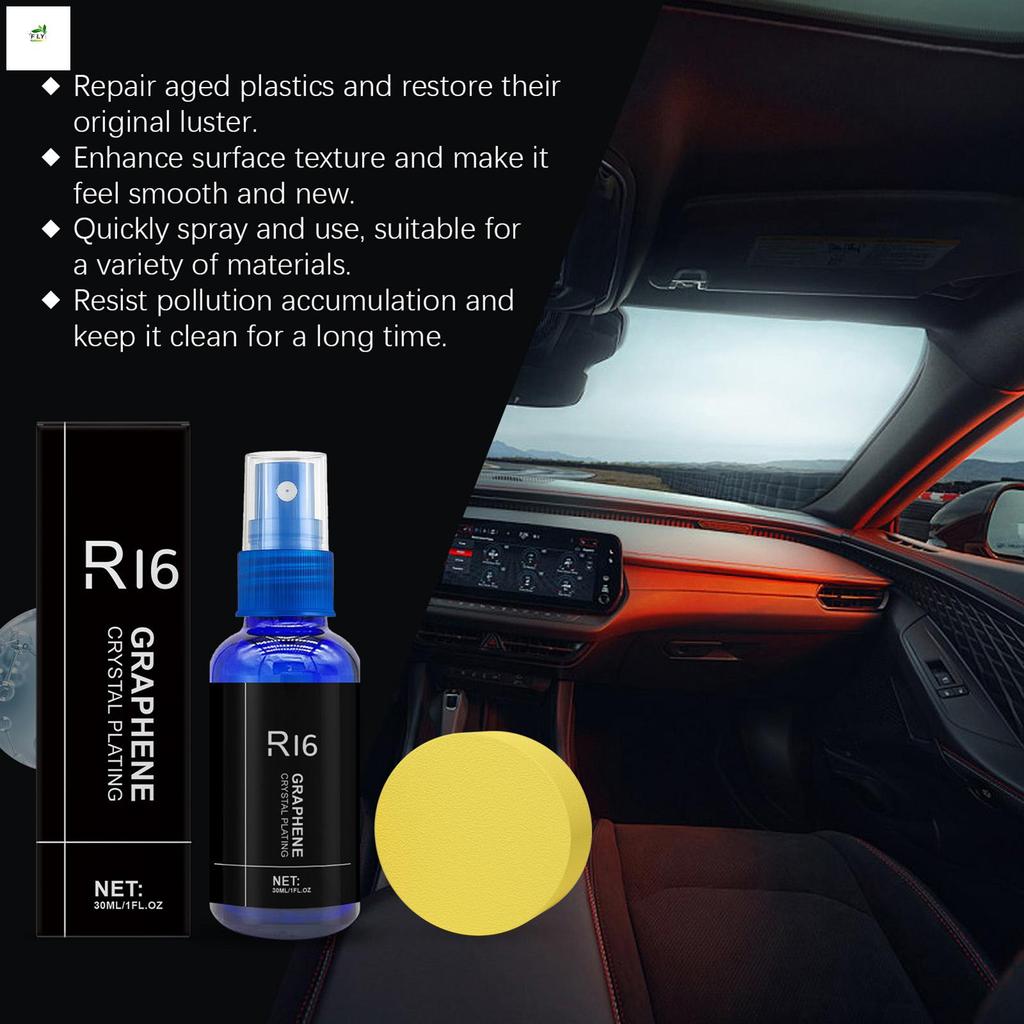 Agente De Revestimento De Restauração De Plástico Para Carro 30ml , Restaurador Externo De Borracha Plástica Oficina De 