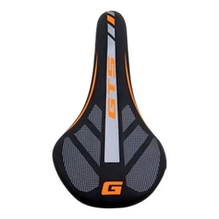 Banco Selim Gts Bicicleta Mtb Speed Exotic Laranja Preto