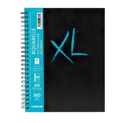 Caderno Canson XL Aquarelle A5 300g 34 Fls Sketchbook Espiral - C31200L013