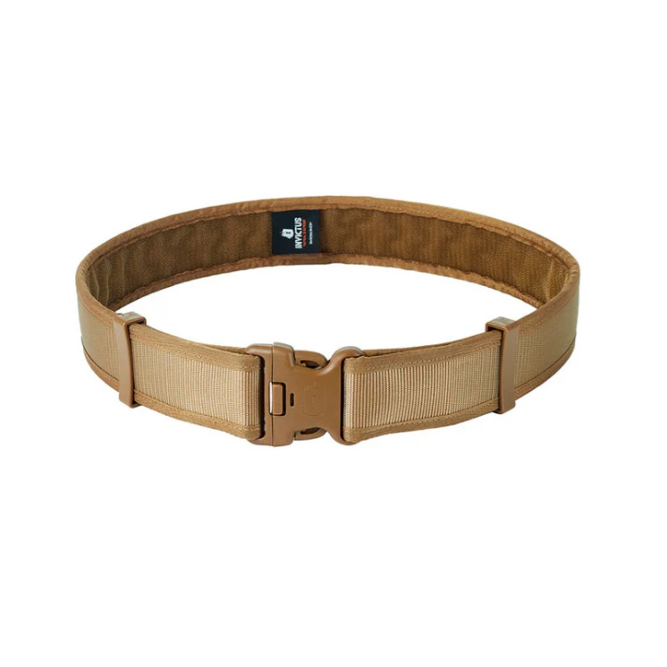Cinto Tático Duty Belt Invictus Couro Sintético Coyote Profissional Militar Policial