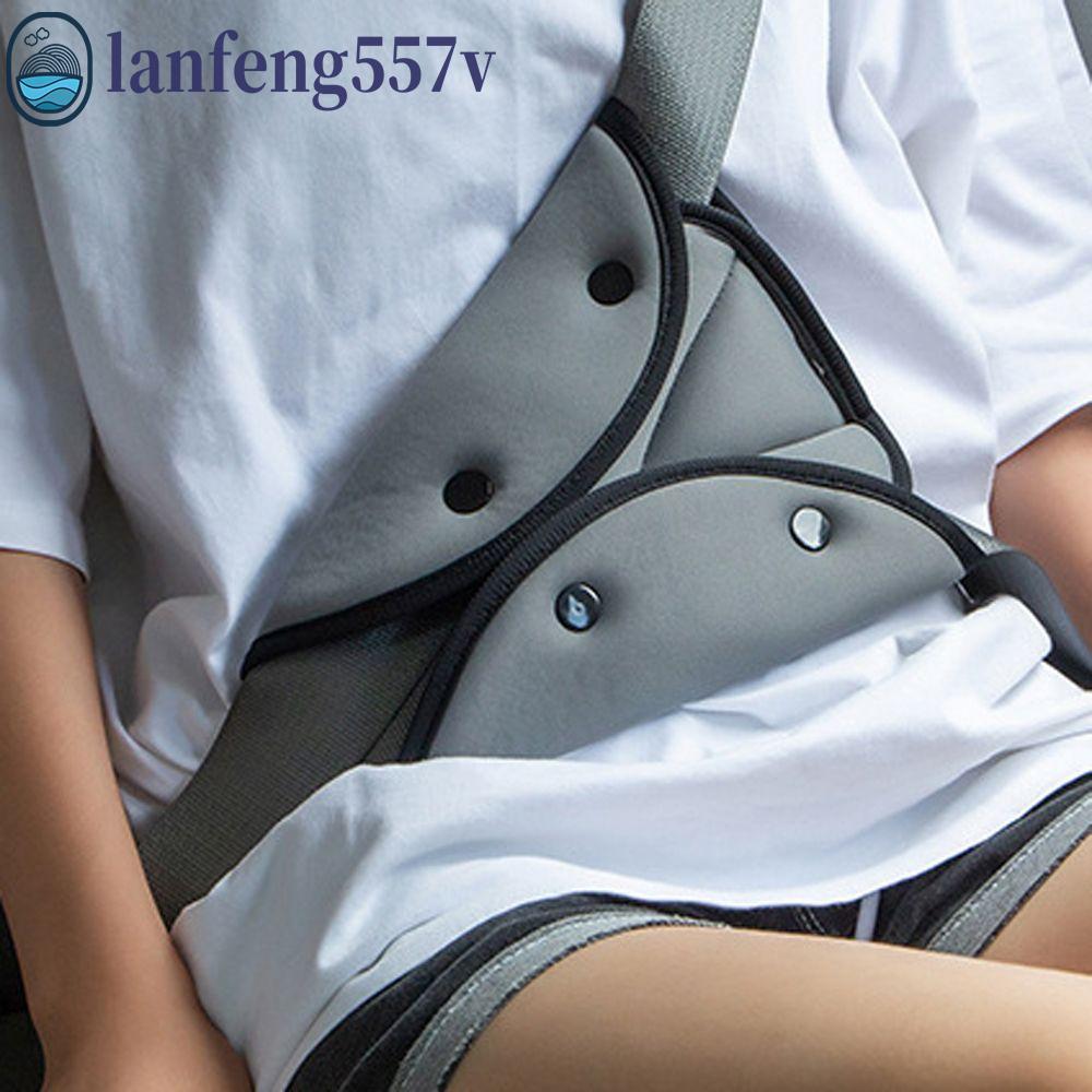 LANFENG Ajustador De Cinto De Segurança Do Carro Almofada Anti-Colisão Triângulo Ajustável Resistente Crianças Capa